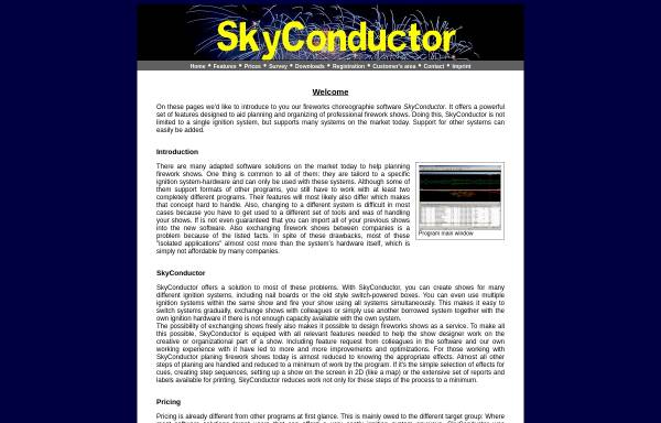 Vorschau von www.skyconductor.de, SkyConductor Softwareentwicklung Tobias Hagemeier