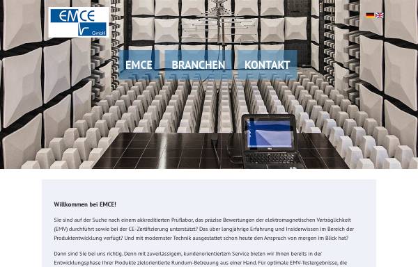 Vorschau von www.emce-gmbh.de, EMCE GmbH