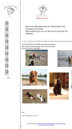 Vorschau der mobilen Webseite haustierservice-koeln.de, Haustierservice, Steffi Bullack