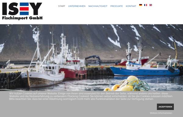 Vorschau von www.isey.de, ISEY - Fischimport GmbH