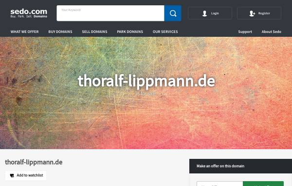 Vorschau von www.thoralf-lippmann.de, Thoralf Lippmann