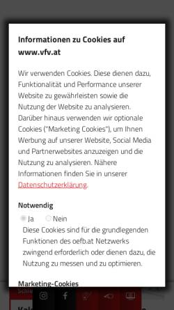 Vorschau der mobilen Webseite vsk-online.at, Vorarlberger Schiedsrichter Kollegium