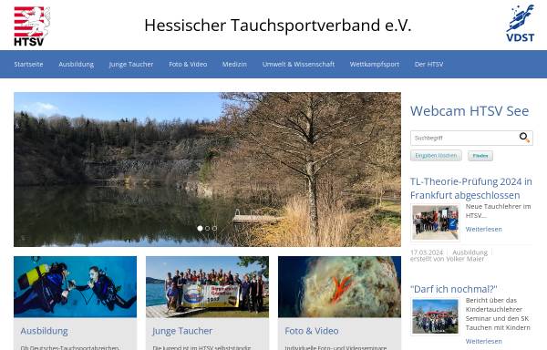 Vorschau von www.htsv.de, Hessischer Tauchsportverband e.V. (HTSV)