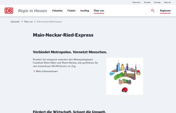Vorschau von www.bahn.de, Die Bahn in Hessen
