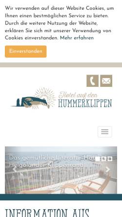 Vorschau der mobilen Webseite www.falmhotel.de, Falmhotel