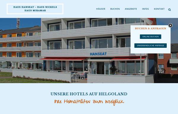 Vorschau von www.hanseat-nickels-miramar.de, Hanseat & Nickels