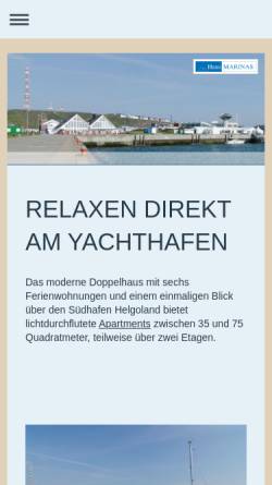 Vorschau der mobilen Webseite www.haus-marinas.de, Haus Marinas
