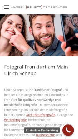 Vorschau der mobilen Webseite www.fotografie-schepp.de, Ulrich Schepp