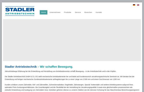 Vorschau von www.antriebselemente.com, Stadler Antriebstechnik GmbH & Co. KG