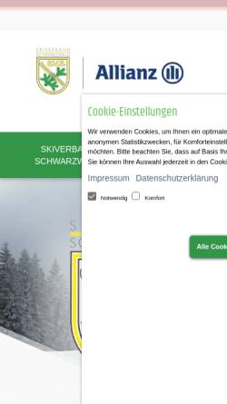 Vorschau der mobilen Webseite www.skiverband-schwarzwald.com, Skiverband Schwarzwald e.V.