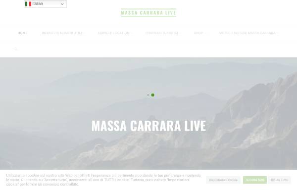 Vorschau von www.massacarrara-live.it, Massa Carrara Live Guide