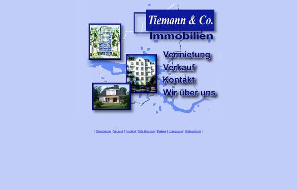 Vorschau von tiemann-co.de, Tiemann & Co. Immobilien