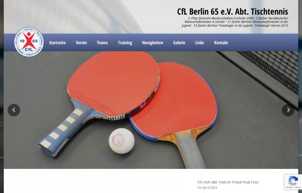 Vorschau von www.cfl-world.de, CfL Berlin 65 - Tischtennisabteilung