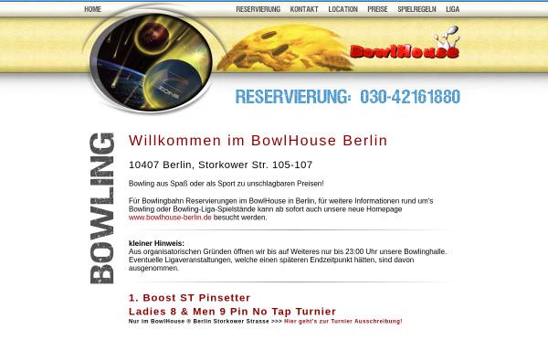 Vorschau von www.bowlhouse.com, BowlHouse Berlin
