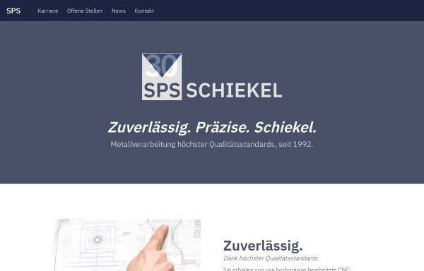 Vorschau von www.sps.de, SPS Schiekel Präzisionssysteme GmbH