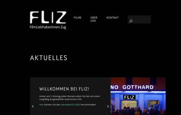 Vorschau von www.fliz.ch, FLIZ - FilmLiebhaberInnen Zug im Kino Gotthard