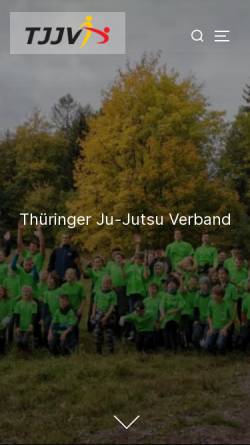 Vorschau der mobilen Webseite www.tjjv.de, Thüringer Ju-Jutsu Verband e.V.