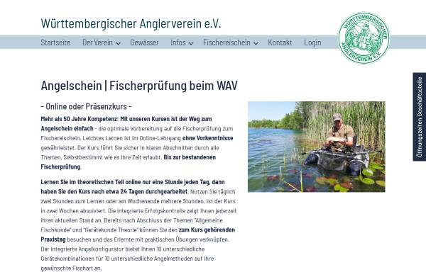 Vorschau von www.wav-stuttgart.de, Württembergischer Anglerverein Stuttgart e.V.
