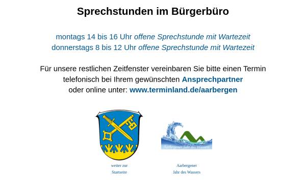 Vorschau von www.aarbergen.de, Gemeinde Aarbergen