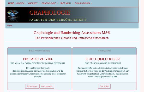 Vorschau von www.grapho.ch, Graphologie & Handwriting-Assessment