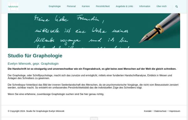 Vorschau von www.graphologie-studio.de, Graphologie Studio