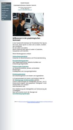 Vorschau der mobilen Webseite www.samuleit.de, Graphologische Werkstatt