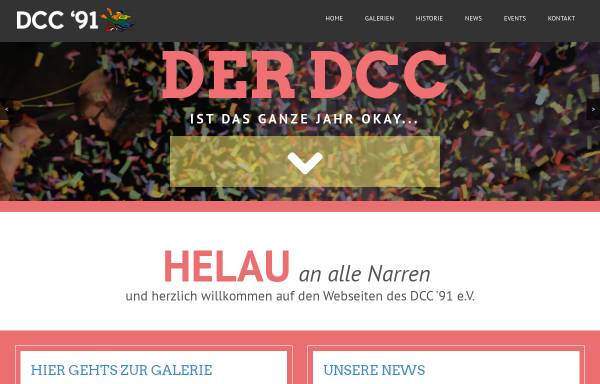 Vorschau von www.dcc91.de, Dammer Carneval Club '91 e.V.