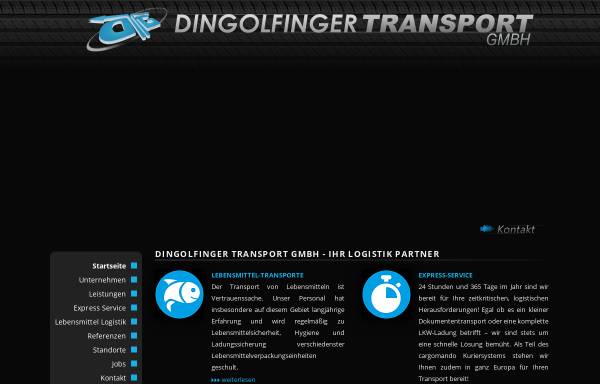 Vorschau von www.dgf-trans.de, Dingolfinger Transport GmbH