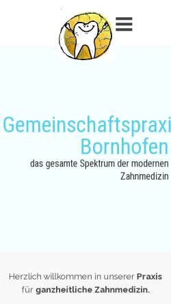 Vorschau der mobilen Webseite www.praxis-bornhofen.de, Praxis Bornhofen