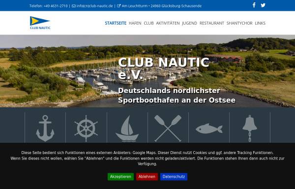 Vorschau von www.club-nautic.de, Club Nautic e.V.