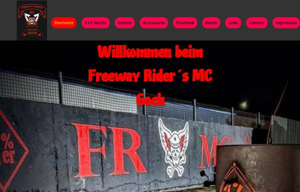 Vorschau von www.freewayridersgoch.de, Freeway Riders MC Chapter Goch