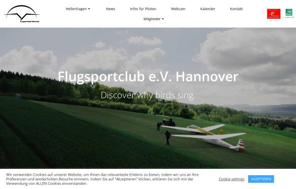 Vorschau von www.flugsportclub.com, Flugsportclub Hannover e.V.