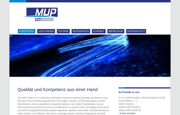 M.U.P. Kabelmontagen und Baumanagement GmbH & Co. KG
