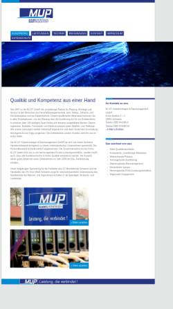Vorschau der mobilen Webseite www.mup-gmbh.de, M.U.P. Kabelmontagen und Baumanagement GmbH & Co. KG