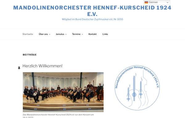 Vorschau von www.mandolinenorchester-hennef-kurscheid.de, Mandolinenorchester Hennef-Kurscheid 1924 e.V.