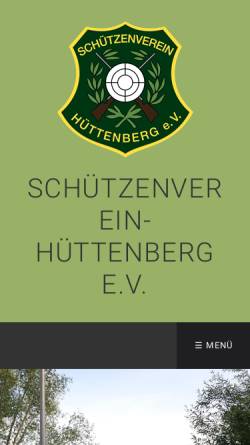Vorschau der mobilen Webseite www.schuetzen-huettenberg.de, Schützenverein Hüttenberg e.V.