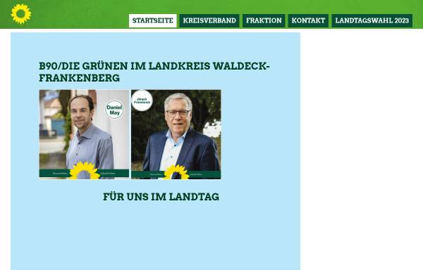 Vorschau von www.gruene-waldeck-frankenberg.de, Die Grünen Korbach