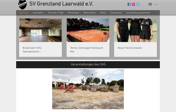 Vorschau von www.sv-grenzland.de, SV Grenzland Laarwald e.V.