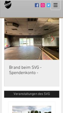 Vorschau der mobilen Webseite www.sv-grenzland.de, SV Grenzland Laarwald e.V.