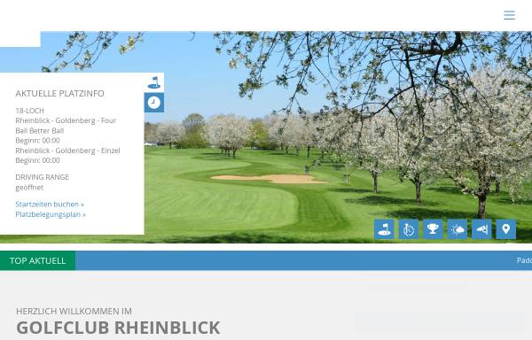Vorschau von www.golfclubrheinblick.de, Golfclub Rheinblick