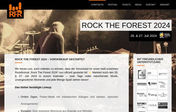 Vorschau von rockfreunde.de, Rockfreunde Rengsdorf e.V.