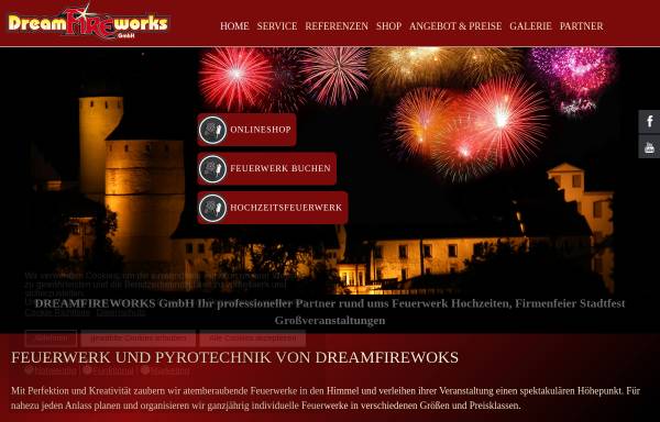 Vorschau von www.dreamfireworks.de, Dreamfireworks
