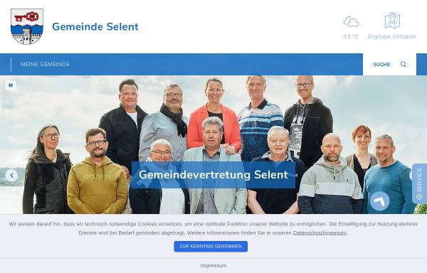 Vorschau von www.gemeinde-selent.de, Gemeinde Selent