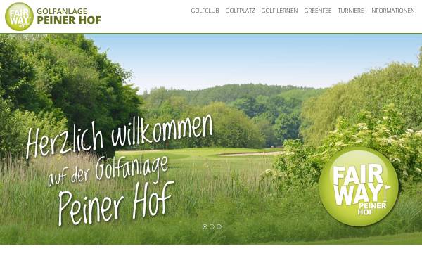 Vorschau von www.peinerhof.de, Golf-Park Peiner Hof e.V.