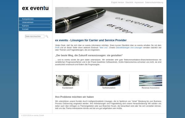 Vorschau von www.exeventu.de, Ex Eventu GmbH