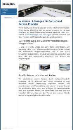 Vorschau der mobilen Webseite www.exeventu.de, Ex Eventu GmbH