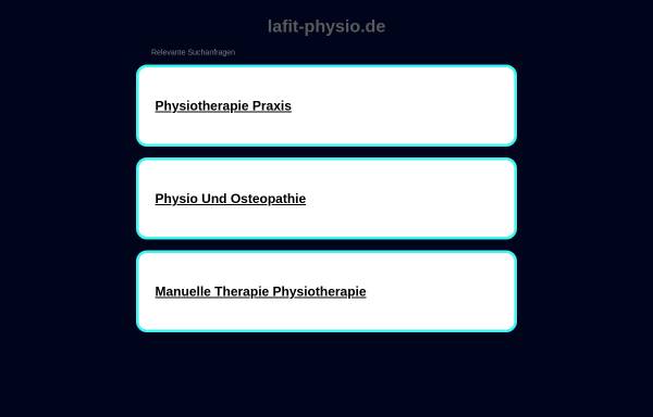 Vorschau von www.lafit-physio.de, LaFit - Physio