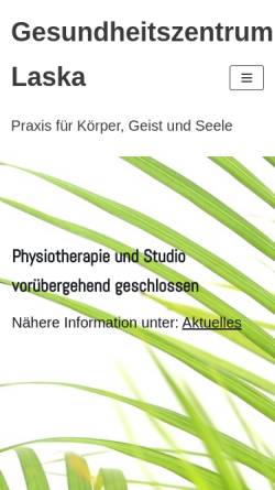 Vorschau der mobilen Webseite www.lafit-physio.de, LaFit - Physio