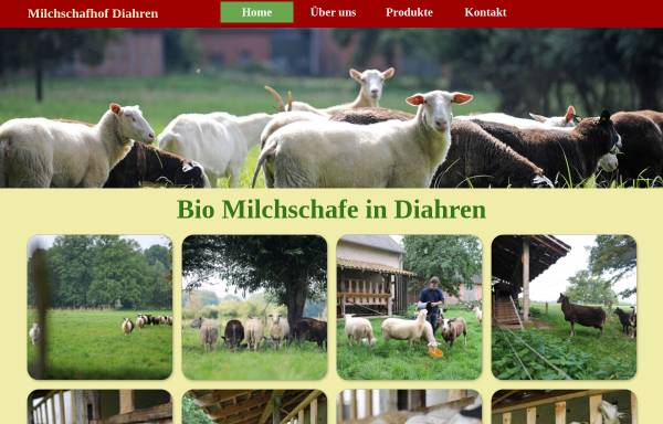 Vorschau von www.milchschafhof.de, Milchschafhof Diahren