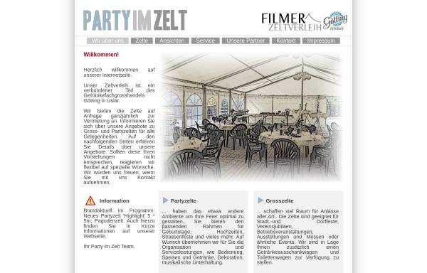 Vorschau von www.party-im-zelt.de, Götting- Getränke, Inh. Frank Filmer
